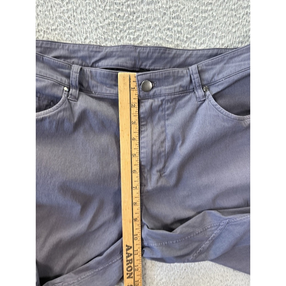 Lululemon ABC Pant Mens 34 (Fits 36x29.5) Gray Slim Warpstreme Stretch Chino - Picture 5 of 10